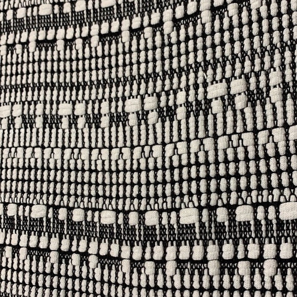 HELMUT LANG black and white sleeveless Linen Mix Woven dress size m NWT - Picture 8 of 9